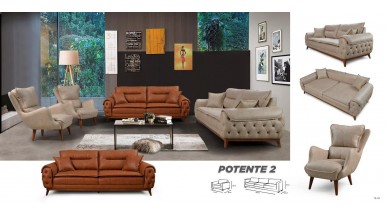 POTENTE 2 KOLTUK TAKIMI 3+3+1+1