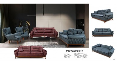 POTENTE 1 KOLTUK TAKIMI 3+3+1+1