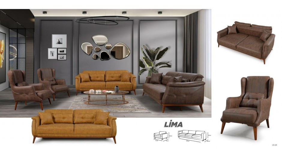 LİMA KOLTUK TAKIMI 3+3+1+1