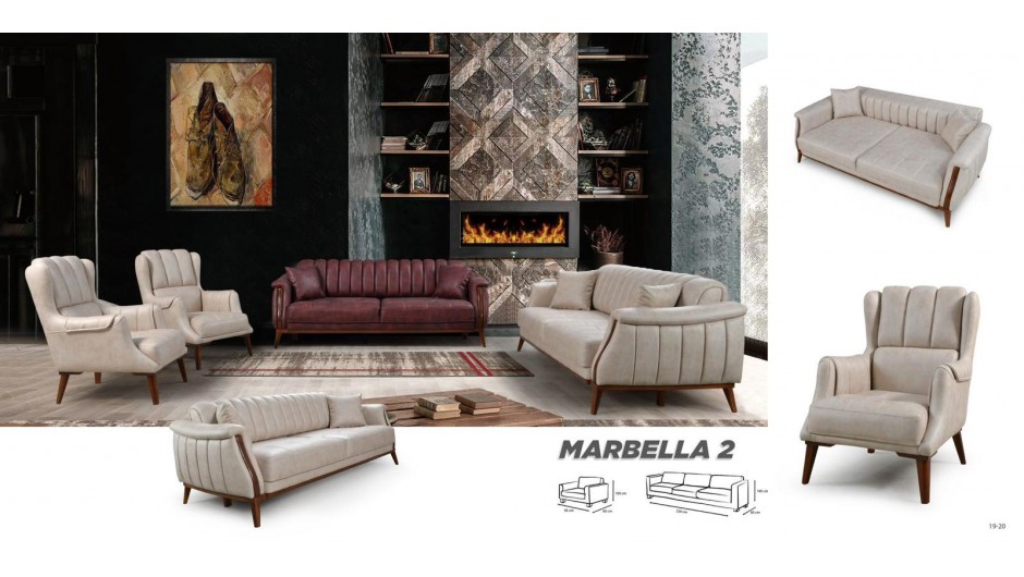 MARBELLA 2 KOLTUK TAKIMI 3+3+1+1