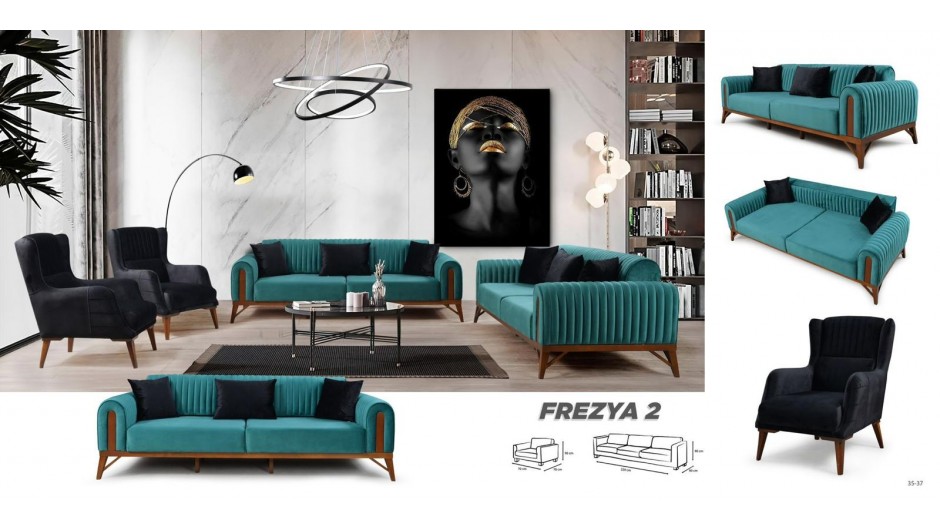 FREZYA 2 KOLTUK TAKIMI 3+3+1+1