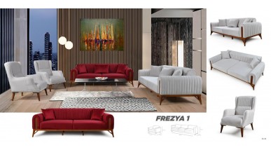 FREZYA 1 KOLTUK TAKIMI 3+3+1+1