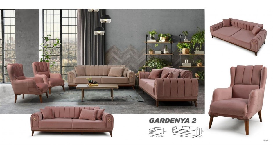 GARDENYA 2 KOLTUK TAKIMI 3+3+1+1