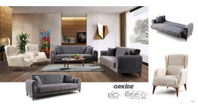 ORKİDE KOLTUK TAKIMI 3+3+1+1