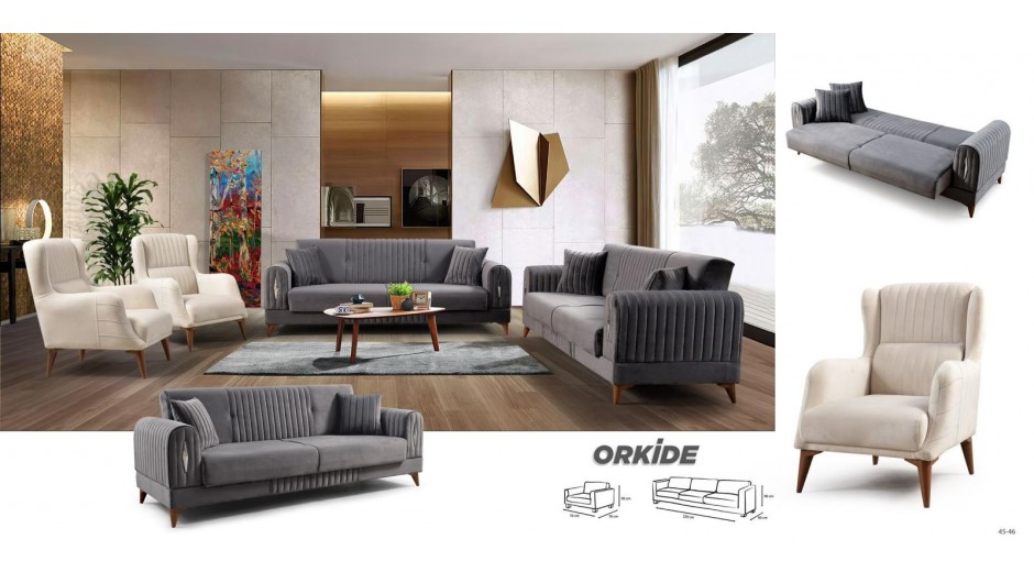 ORKİDE KOLTUK TAKIMI 3+3+1+1
