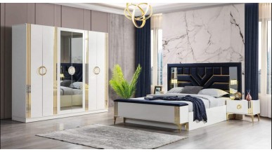 LONDRA BEYAZ YATAK ODASI TAM TAKIM