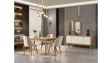 LONDRE YEMEK ODASI (CEVİZ DETAYLI)