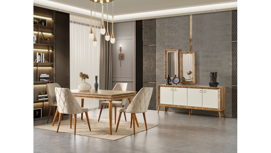 LONDRE YEMEK ODASI (CEVİZ DETAYLI)